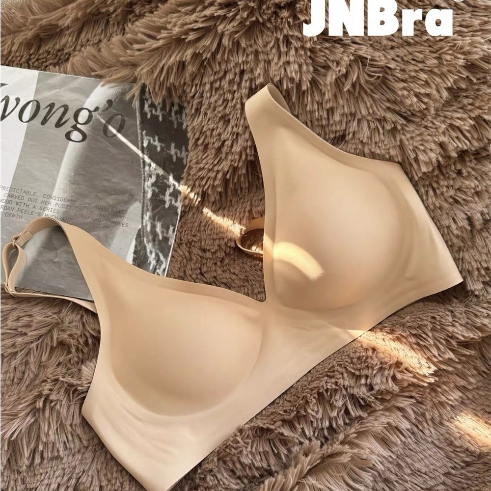 New JN Bra Women's Beige Seamless Comfort Bra